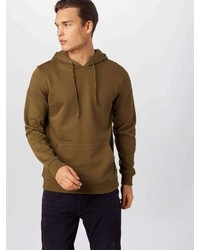 brauner Pullover mit einem Kapuze von Urban Classics