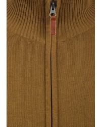 brauner Pullover mit einem Reißverschluß von BLEND