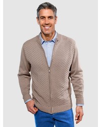 brauner Pullover mit einem Reißverschluß von ROGER KENT