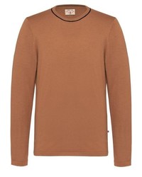 brauner Pullover mit einem Rundhalsausschnitt von CG - Club of Gents