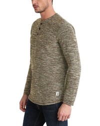 brauner Pullover mit einem Rundhalsausschnitt von INDICODE