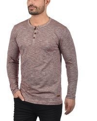 brauner Pullover mit einem Rundhalsausschnitt von Solid