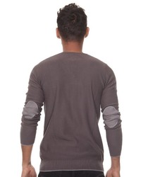 brauner Pullover mit einem V-Ausschnitt von CAZADOR