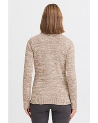 brauner Pullover von OXMO