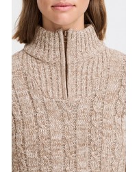 brauner Pullover von OXMO