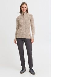brauner Pullover von OXMO