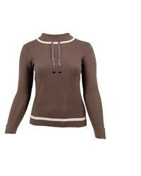 brauner Pullover von Passioni