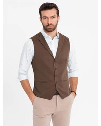 brauner Pullunder von OMBRE