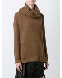 brauner Rollkragenpullover von Agnona