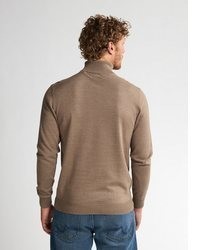 brauner Rollkragenpullover von Petrol Industries