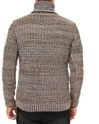 brauner Rollkragenpullover von R-NEAL