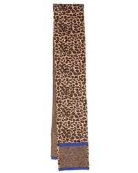brauner Schal mit Leopardenmuster von Marc by Marc Jacobs