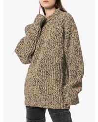 brauner Strick Oversize Pullover von Calvin Klein 205W39nyc
