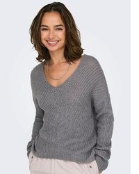 brauner Strick Pullover von Jdy