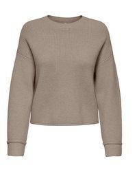 brauner Strick Pullover von Only