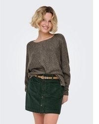brauner Strick Pullover von Only