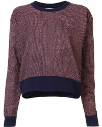 brauner Strick Pullover von Tanya Taylor