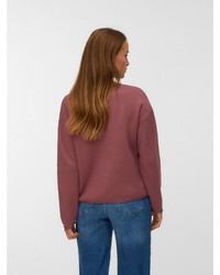 brauner Strick Pullover von Vero Moda