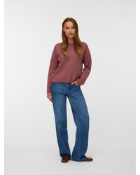 brauner Strick Pullover von Vero Moda