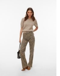 brauner Strick Pullover von Vero Moda