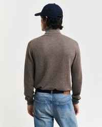 brauner Strick Rollkragenpullover von Gant