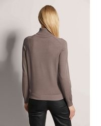 brauner Strick Rollkragenpullover von Madeleine