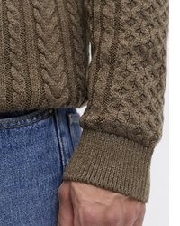 brauner Strickpullover von Jack & Jones