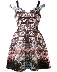 braunes bedrucktes Kleid von Natasha Zinko