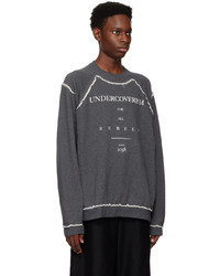 braunes bedrucktes Sweatshirt von Undercoverism