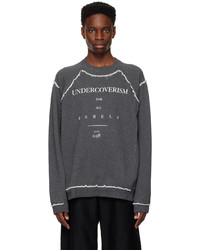 braunes bedrucktes Sweatshirt von Undercoverism