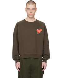 braunes bedrucktes Sweatshirt von Vivienne Westwood