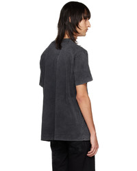 braunes bedrucktes T-Shirt mit einem Rundhalsausschnitt von Givenchy