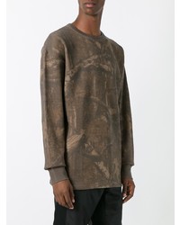 braunes Camouflage Langarmshirt von Yeezy