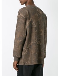 braunes Camouflage Langarmshirt von Yeezy