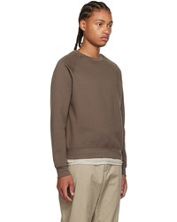 braunes Fleece-Sweatshirt von CONNOR MCKNIGHT