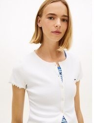 braunes Kurzarmhemd von Tommy Jeans