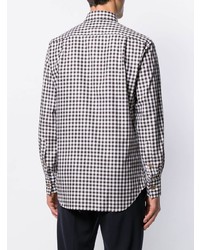 braunes Langarmhemd mit Vichy-Muster von Vivienne Westwood