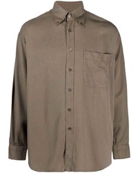 braunes Langarmhemd von Tom Ford