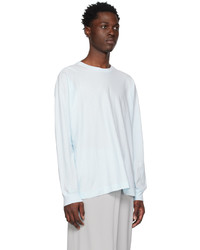 braunes Langarmshirt von Homme Plissé Issey Miyake