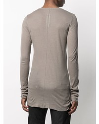 braunes Langarmshirt von Rick Owens