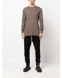 braunes Langarmshirt von Rick Owens