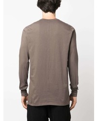 braunes Langarmshirt von Rick Owens