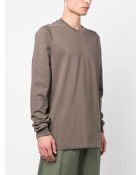 braunes Langarmshirt von Rick Owens