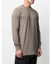 braunes Langarmshirt von Rick Owens