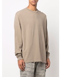 braunes Langarmshirt von John Elliott