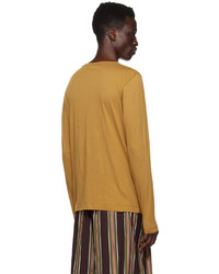 braunes Langarmshirt von Dries Van Noten