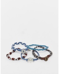 braunes Lederarmband von Asos