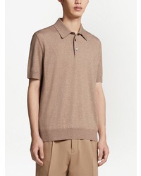 braunes Polohemd von Zegna