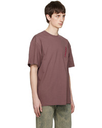 braunes Strick T-Shirt mit einem Rundhalsausschnitt von Y/Project