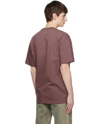 braunes Strick T-Shirt mit einem Rundhalsausschnitt von Y/Project